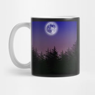 Full moon evening sky Mug